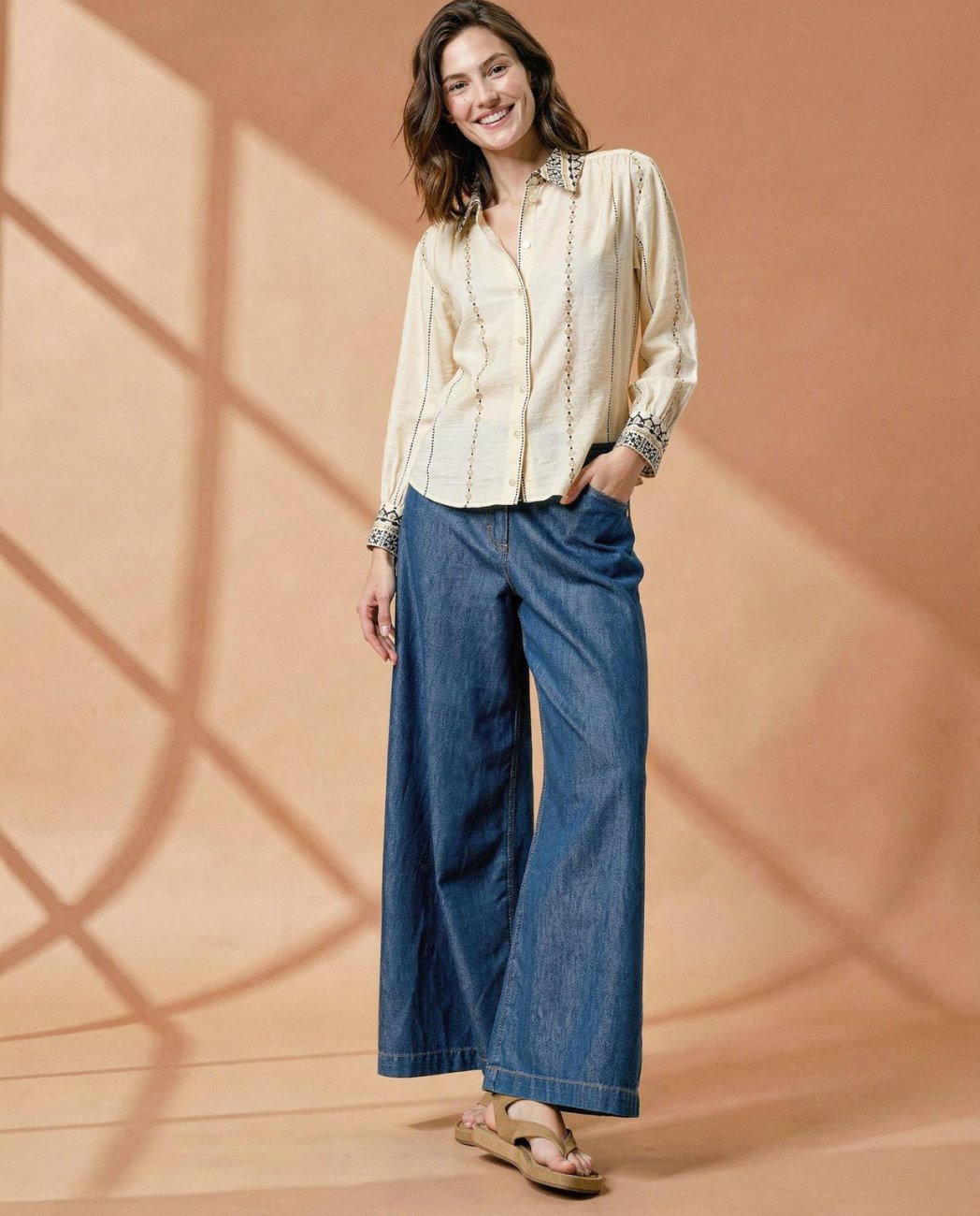 PANTALONE AMPIO CHAMBRIE