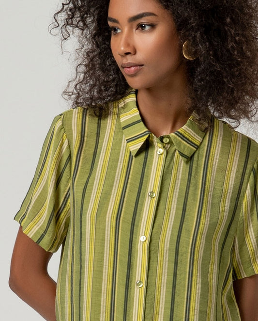 Camicia lunga a maniche corte