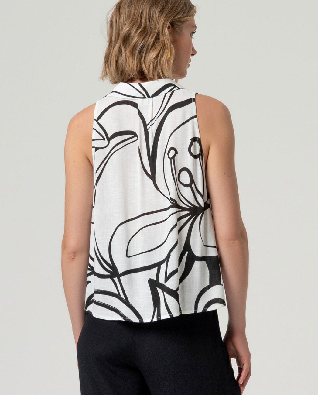 camicia smanicate fantasia