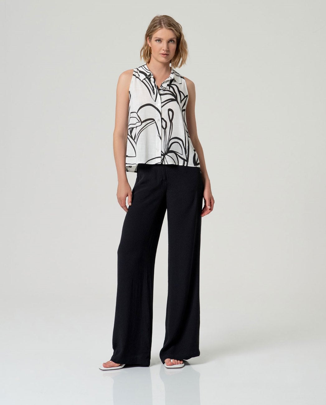 camicia smanicate fantasia