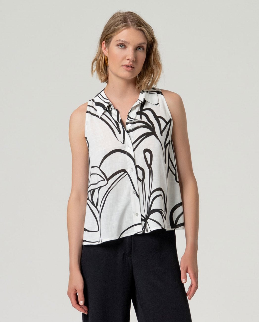 camicia smanicate fantasia