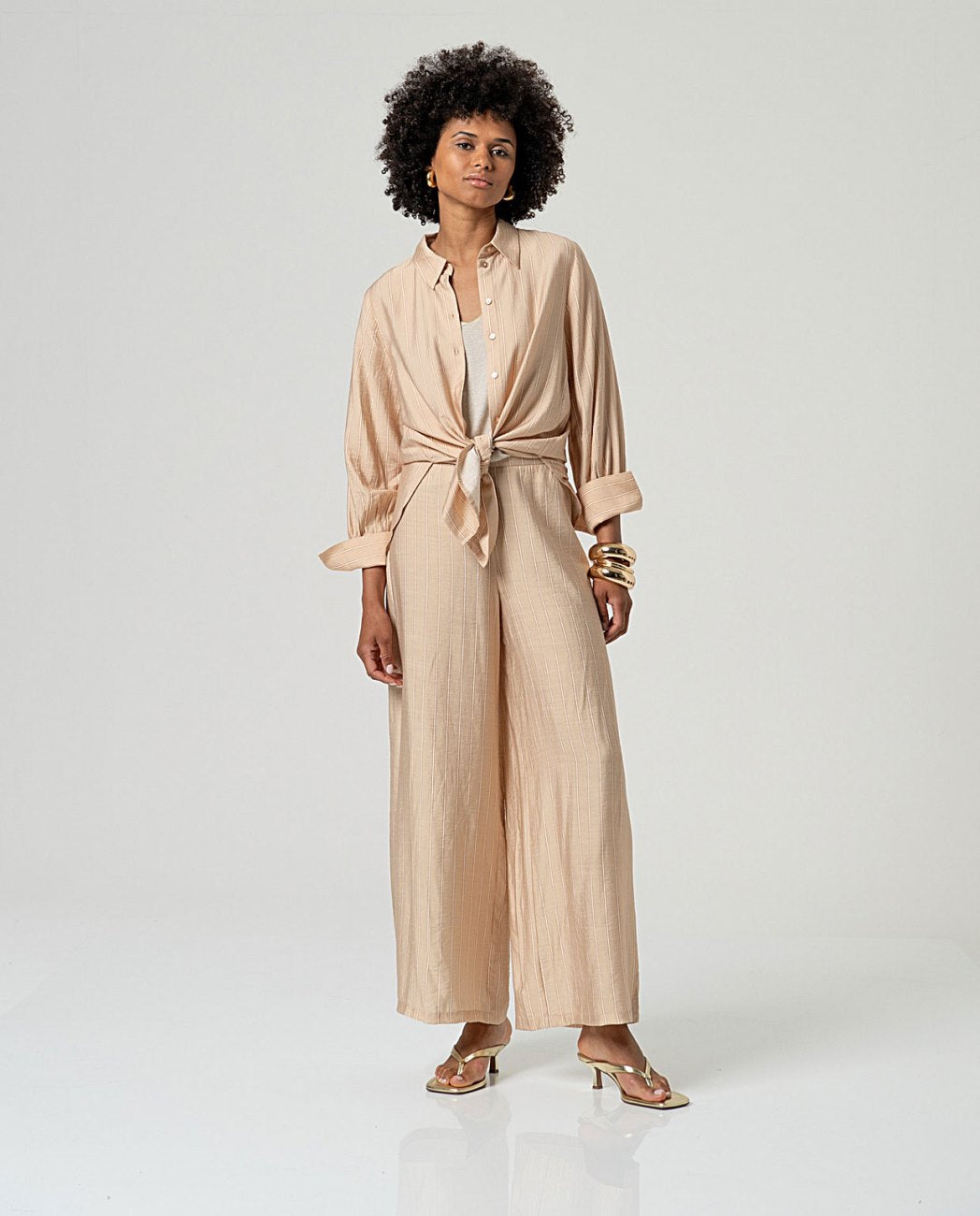 Pantalone fantasia dritto